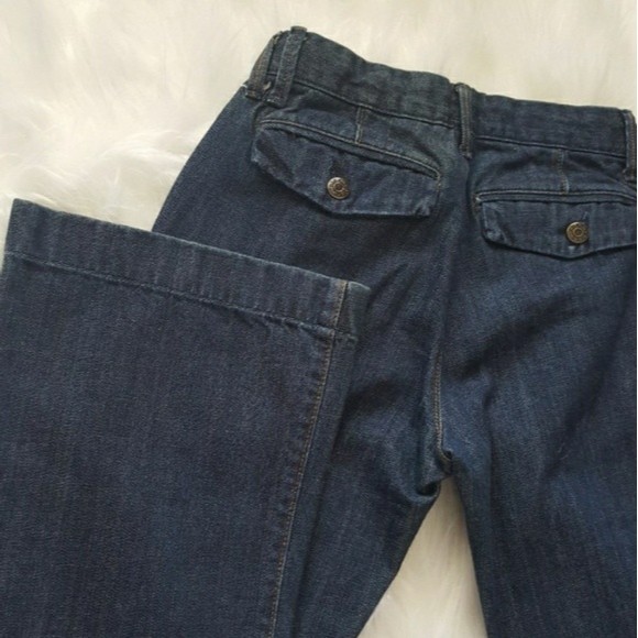 Y2K JEANS WIDE LEG DENIM PANTS SZ 0 INSEAM 32" - Picture 7 of 8